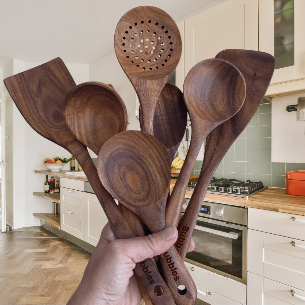 Teak Wooden Utensil Set