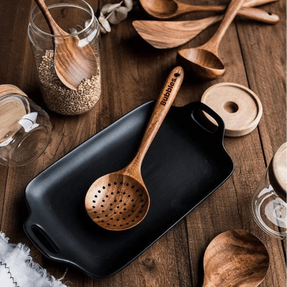 Teak Wooden Utensil Set